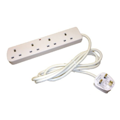 4 Way Extension Lead 2m